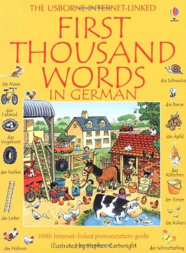 First Thousand Words in German (Usborne First Thousand Words)