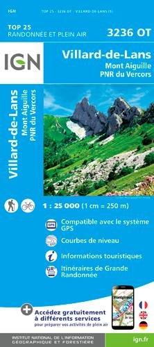 Villard-de-Lans - Mont Aiguille - PNR du Vercors 1 : 25 000