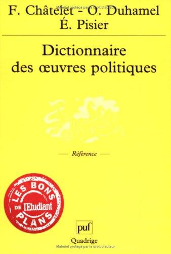 Dictionnaire des oeuvres politiques