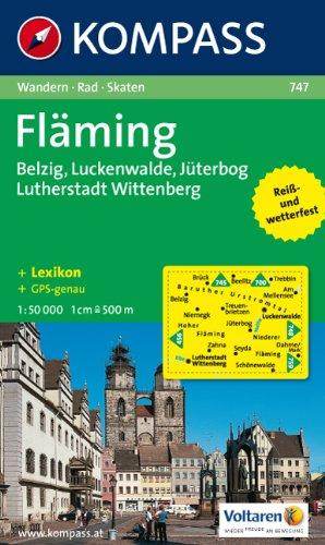 Fläming, Belzig - Luckenwalde, Jüterbog - Lutherstadt Wittenberg: Wandern/Rad. Mit touristischen Hinweisen. 1:50.000. GPS-genau