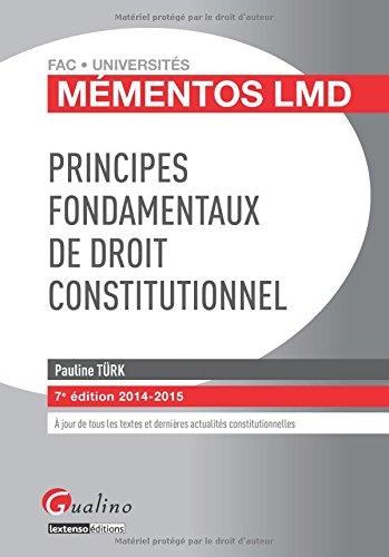 Principes fondamentaux de droit constitutionnel