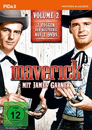 Maverick, Vol. 2 / Weitere sieben Folgen der legendären Westernserie mit James Garner + Bonusfolge mit Clint Eastwood (Pidax Western-Klassiker) [2 DVDs]