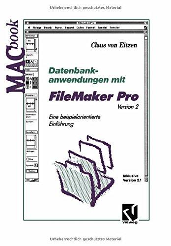 Datenbankanwendungen mit FileMaker Pro Version 2 (MACbook)