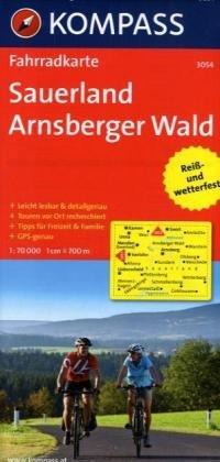 Fahrradkarte Sauerland, Arnsberger Wald : leicht lesbar & detailgenau, Touren vor Ort recherchiert, Tipps für Freizeit & Familie ; GPS-genau