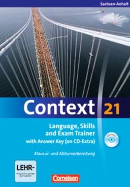 Language, Skills and Exam Trainer: Klausur- und Abiturvorbereitung. Workbook mit CD-Extra - Mit Answer Key. CD-Extra mit Hörtexten und Vocab Sheets