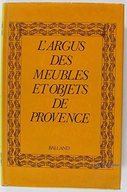 L'Argus des meubles et objets de Provence