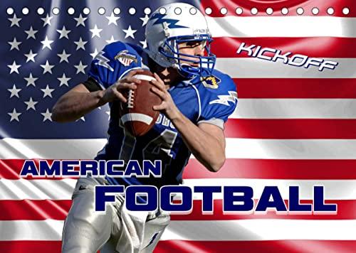 American Football - Kickoff (Tischkalender 2022 DIN A5 quer)