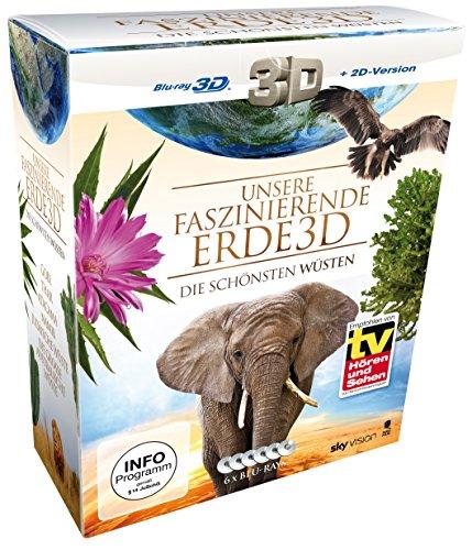 Unsere faszinierende Erde 3D - Die schönsten Wüsten, Die Komplettbox (Limited Edition auf 6 3D Blu-rays) (SKY VISION) [3D Blu-ray + 2D Version]