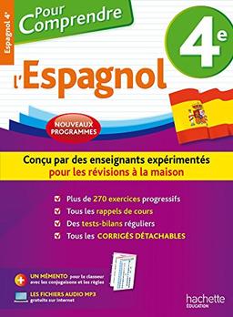 Pour comprendre l'espagnol 4e : nouveaux programmes