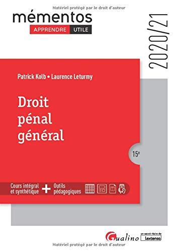 Droit pénal général : 2020-2021