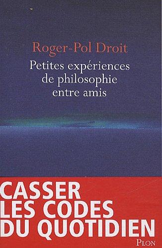 Petites expériences de philosophie entre amis