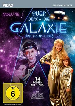 Quer durch die Galaxie und dann links, Vol. 1 / Die ersten 14 Folgen der erfolgreichen Science-Fiction-Serie nach dem Roman von Robin Klein (Pidax Serien-Klassiker) [2 DVDs]