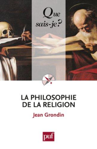 La philosophie de la religion