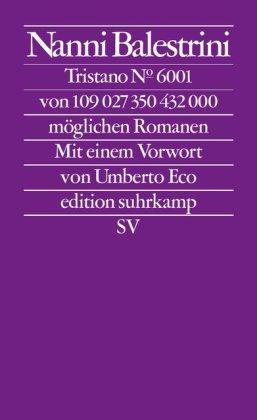 Tristano: Multipler Roman in Einzelausgaben (edition suhrkamp)