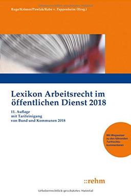 Lexikon Arbeitsrecht im öffentlichen Dienst 2018