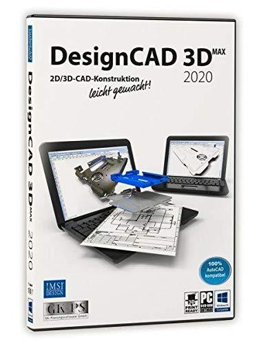 DesignCAD 3D MAX 2020,1 DVD-ROM: 2D/3D-CAD-Konstruktion leicht gemacht!