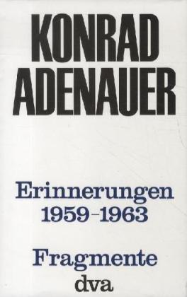 Erinnerungen 1959-1963: Band 4: Fragmente