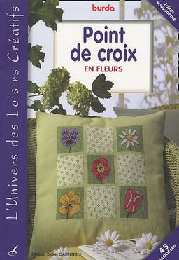 Point de croix : en fleurs