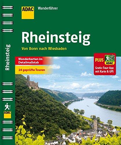 ADAC Wanderführer Rheinsteig plus Gratis Tour App: von Bonn nach Wiesbaden