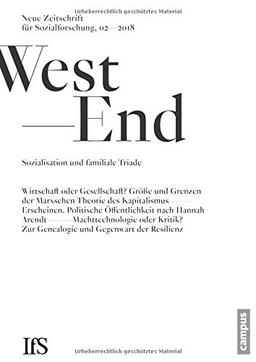 WestEnd 2018/2: Sozialisation und familiale Triade: Neue Zeitschrift für Sozialforschung