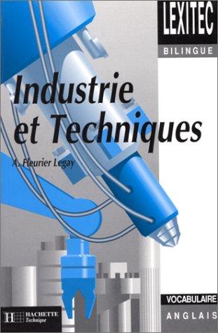 Lexique industrie et techniques : anglais