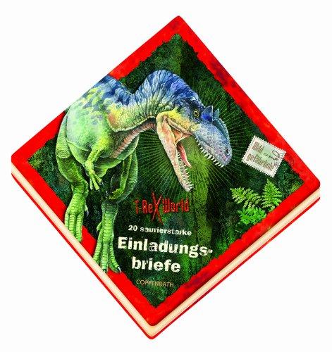 Coppenrath 70552 T-Rex World - Einladung! 20 saurierstarke Einladungsbriefe