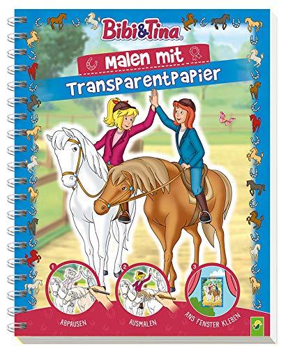 Bibi & Tina - Malen mit Transparentpapier: Mit 24 Motiven zum Abpausen und Nachzeichnen