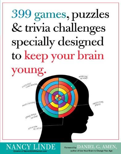 399 games, puzzles & trivia challenges specially designed to keep your brain young