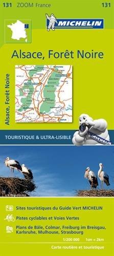 FORET NOIRE , ALSACE 11131 CARTE ZOOM MICHELIN KAART