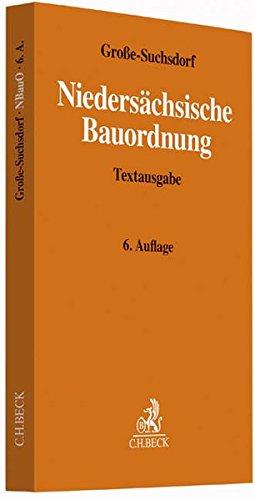 Niedersächsische Bauordnung: Textausgabe