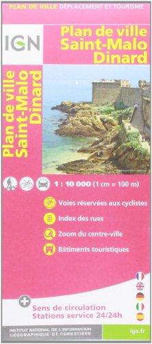 Saint Malo Dinard Plan de Ville 1 : 10 000 (Ign Map)