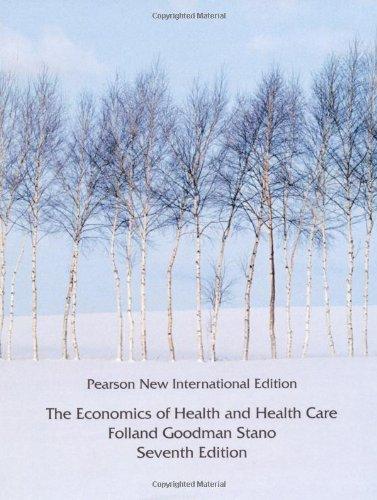 The Economics of Health and Health Care: International Version