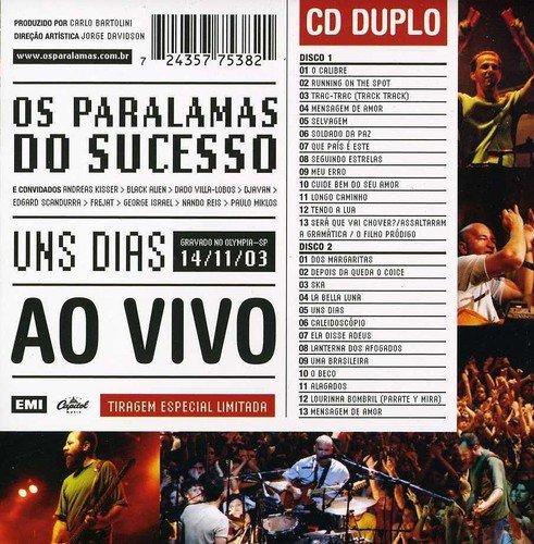 Uns Dias Ao Vivo [2cd]