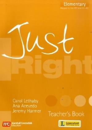 Just Right - Elementary - Teacher’s Book