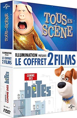 Coffret animation 2 films : tous en scène: comme des bêtes [FR Import]