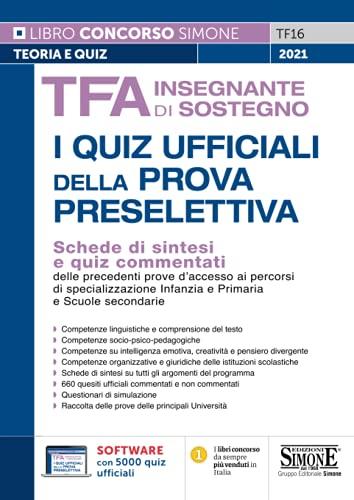 TFA Insegnante di sostegno - I quiz ufficiali della prova preselettiva