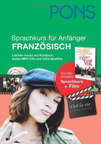 PONS Sprachkurs für Anfänger Französisch: Leichter lernen mit Buch, Film und Audio-CDs