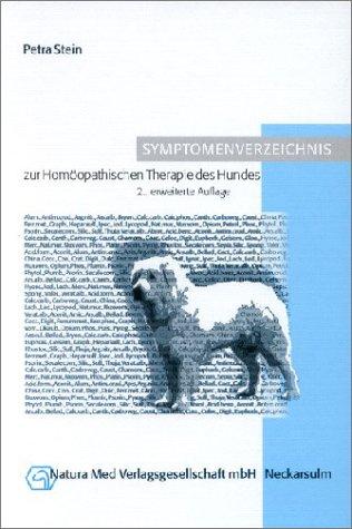 Symptomenverzeichnis zur Homöopathischen Therapie des Hundes