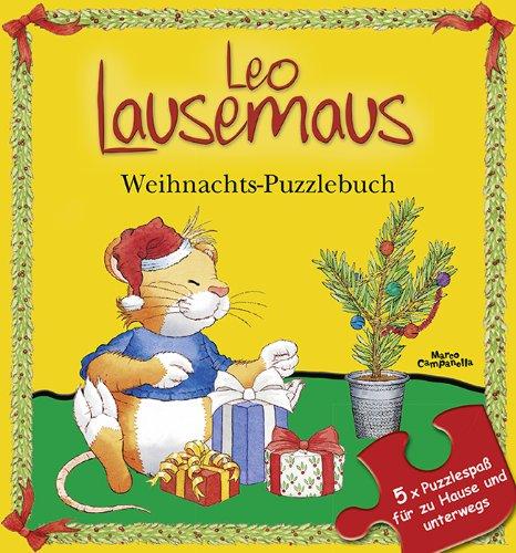 Leo Lausemaus - Weihnachts-Puzzlebuch: 5 x Puzzlespaß für zu Hause und unterwegs