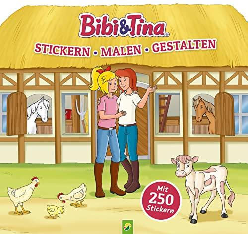 Bibi & Tina - Stickern, Malen, Gestalten. Mit 250 Stickern: Bunter Kreativspaß rund um den Martinshof. Für alle Pferde-Fans ab 4 Jahren