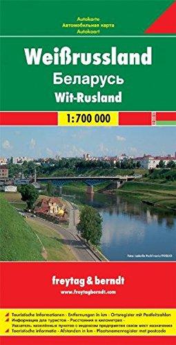 Freytag Berndt Autokarten, Weißrussland - Maßstab 1:700 000 (freytag & berndt Auto + Freizeitkarten)