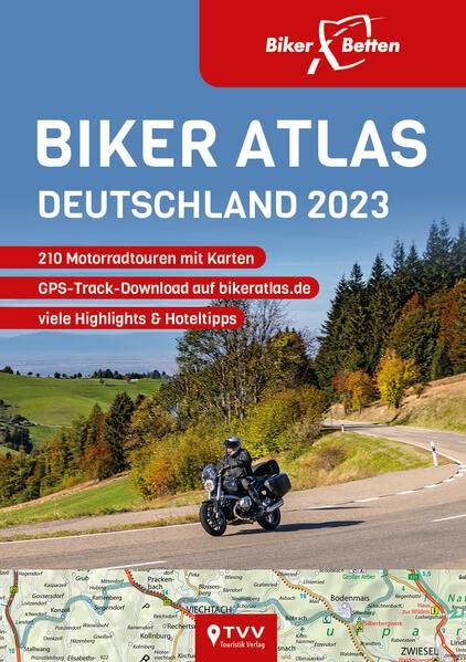 Biker Atlas DEUTSCHLAND 2023: 210 Motorradtouren