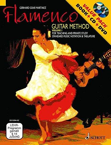 Flamenco Guitar Method: for Teaching and Private Study. Vol. 1. Gitarre. Ausgabe mit CD + DVD.