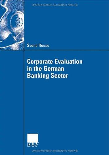 Corporate Evaluation in the German Banking Sector