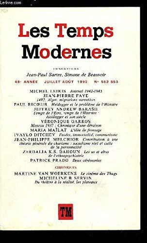 Les temps modernes 552/553 (juillet/aout 1992)