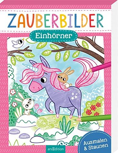 Zauberbilder Einhörner: Ausmalen und staunen