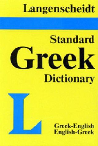 Langenscheidt's Standard Greek Dictionary: Greek-English, English-Greek (Plain)