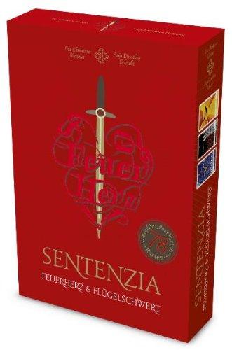 Sentenzia: Feuerherz & Flügelschwert. 78 Karten mit Booklet