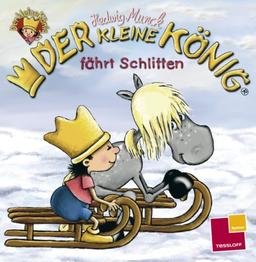 Der kleine König fährt Schlitten