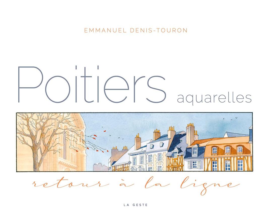 Poitiers aquarelles : retour à la ligne